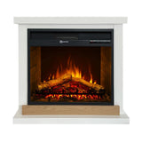 divina fire camino elettrico da terra stoccolma legno bianco ean 8056157809050