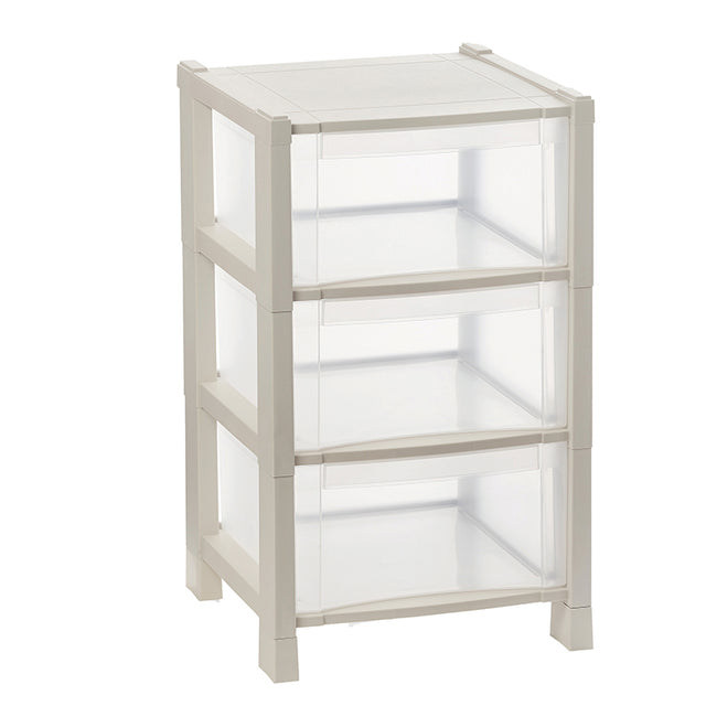 domoliving cassettiera tower 3 cassetti sabbia ean 8033406540599