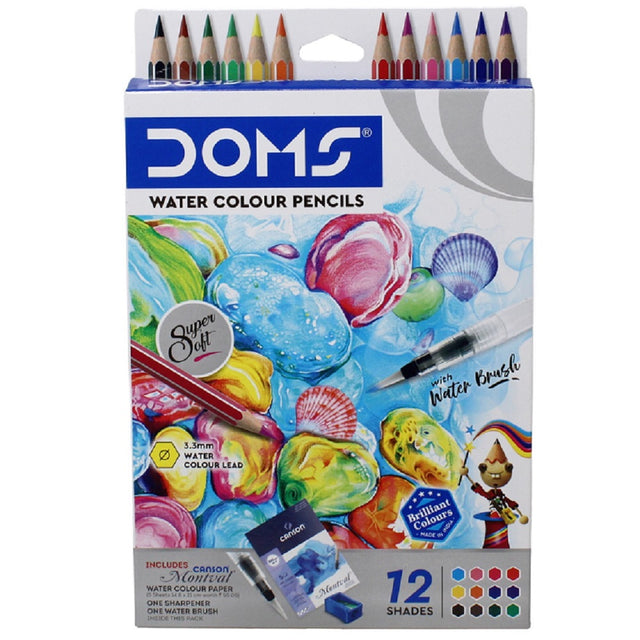 doms pastelli acqua watercolour doms 12 pz ean 8010732158810