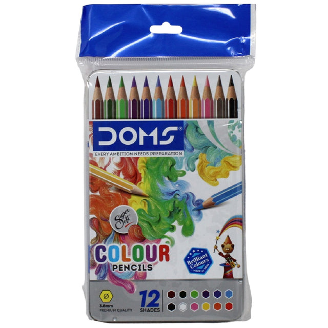 doms pastelli super soft 12 pz con scatola in metallo ean 8010732158841