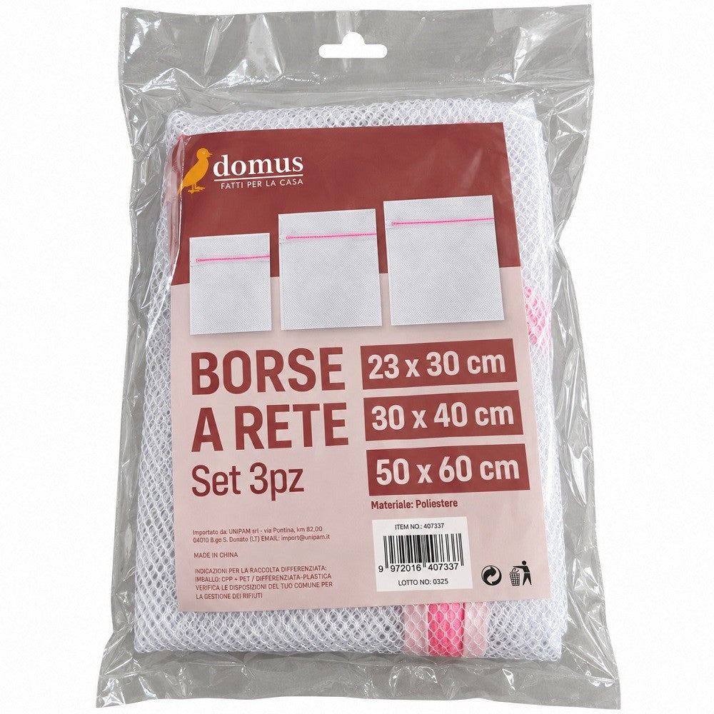 domus borse a rete salvaspazio set 3 pz ean 9972016407337