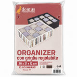 domus organizer cassetti con 12 scomparti ean 9972016407320