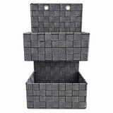 domus organizer da parete in tessuto 48x25x15 cm ean 9972016917072