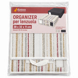 domus organizer per lenzuola 38x32x11 cm ean 9972016407313