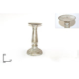 immagine-1-due-esse-christmas-candeliere-in-metallo-22cm-silver-antichizzato-ean-8033113002700