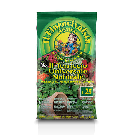 euroterriflora terriccio universale naturale 25lt ean 8003757000349