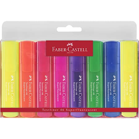 immagine-1-faber-castell-evidenziatori-62-pezzi-assortiti-154662-ean-4005401546627
