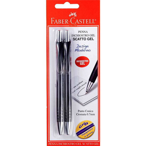 immagine-1-faber-castell-penne-scatto-gel-nero-2pz-faber-castell-100102428-ean-8033373551468