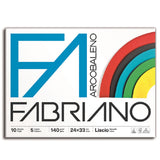 fabriano album disegno arcobaleno 10 fogli colorati 24x33 cm ean 8001348149064