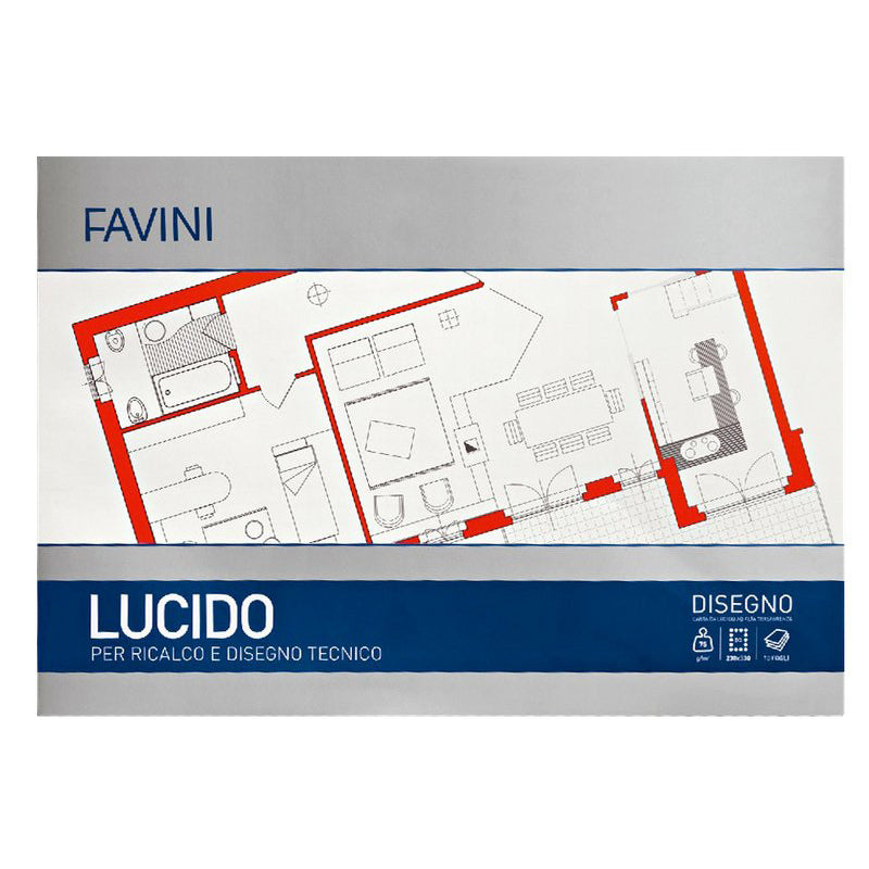 favini blocco disegno lucido 10 fogli a4 ean 8007057425253