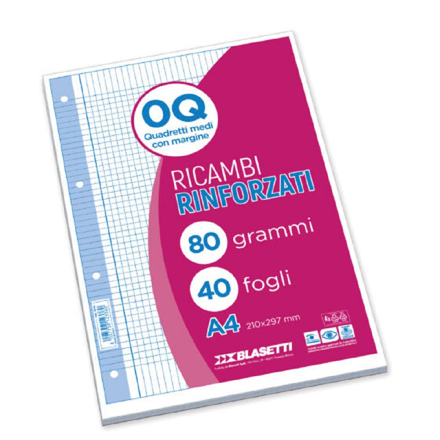 favini fogli di ricambio a4 confezione 40fg 80 gr q ean 8007758123380