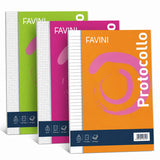 favini fogli protocollo rigatura 5 mm confezione 30 pz a4 ean 8007057711110