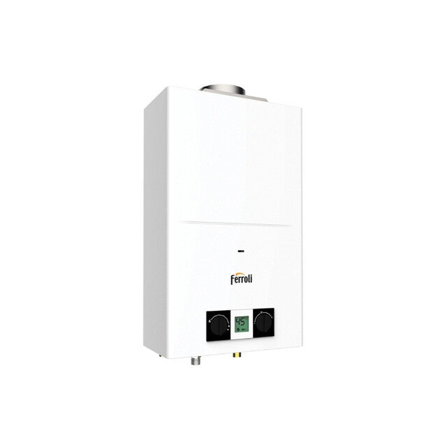 ferroli scaldabagno pegaso eco a gas metano 11l ean 6938771341715