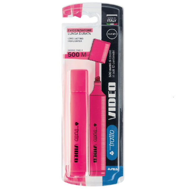 fila evidenziatore tratto video fucsia 1 pz ean 8000825042676