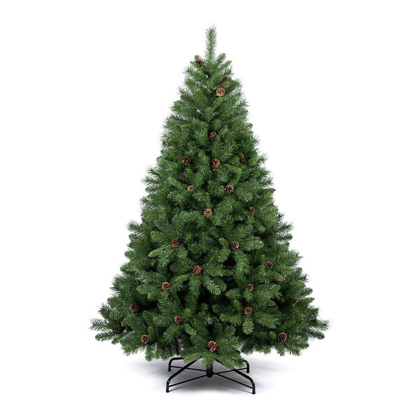 immagine-1-flora-albero-di-natale-houston-con-pigne-180-cm-ean-8009534005477