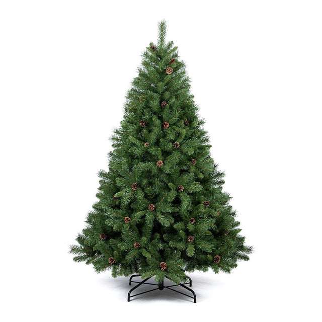 immagine-1-flora-albero-di-natale-houston-con-pigne-180-cm-ean-8009534005477