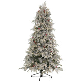immagine-1-flora-albero-di-natale-sole-270cm-floccato-con-led-ean-8009534105474