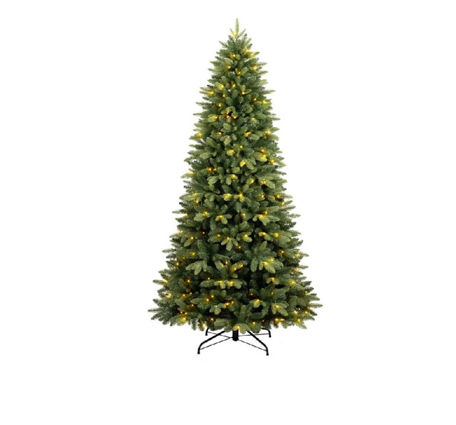flora albero di natale utah 210 cm con 350 luci led ean 8009534004081