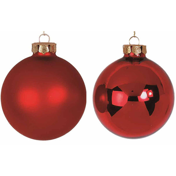 flora palla natale vetro rosse cm6 conf 10pz assortite ean 8009534752715