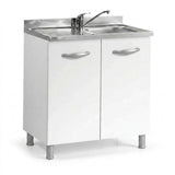formula 1 sottolavello cucina federica 80 cm bianco ean 9972015204883