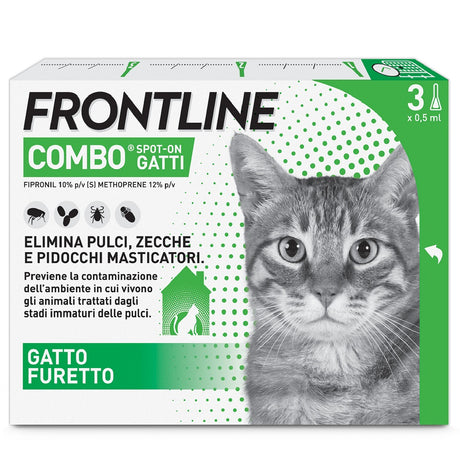 frontline antiparassitario frontline combo spot on gatti 3 pipette ean 3661103006343