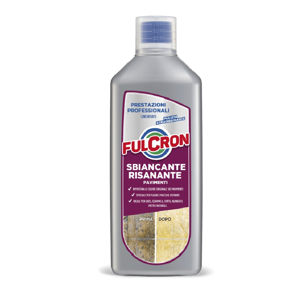 fulcron detergente pavimenti sbiancante risanante fulcron 1 lt ean 8002565025971