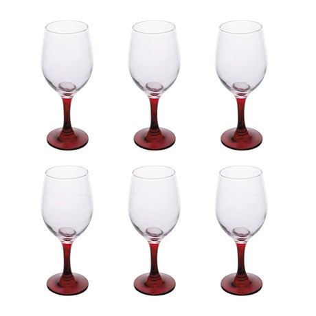 galileo casa calci vino malaga 6 pezzi 435ml stelo rosso ean 8056159191948