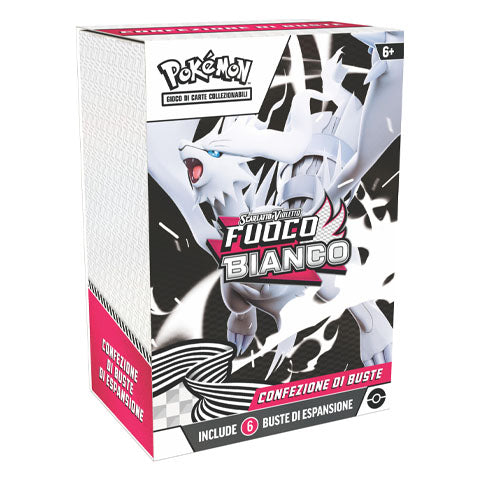 gamevision pokemon bundle 6 bustine versione fuoco bianco ean 0196214113428