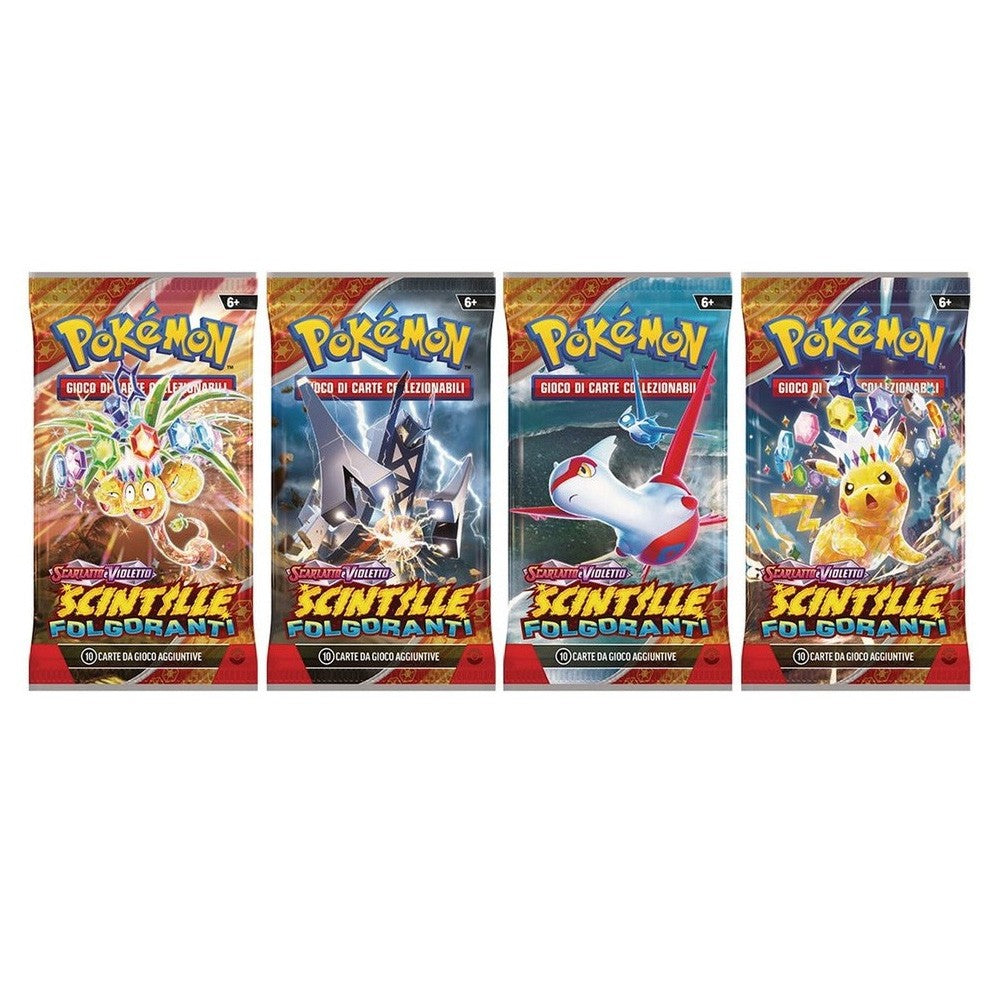 gamevision pokemon bustina singola scintille folgoranti ean 0820650615658