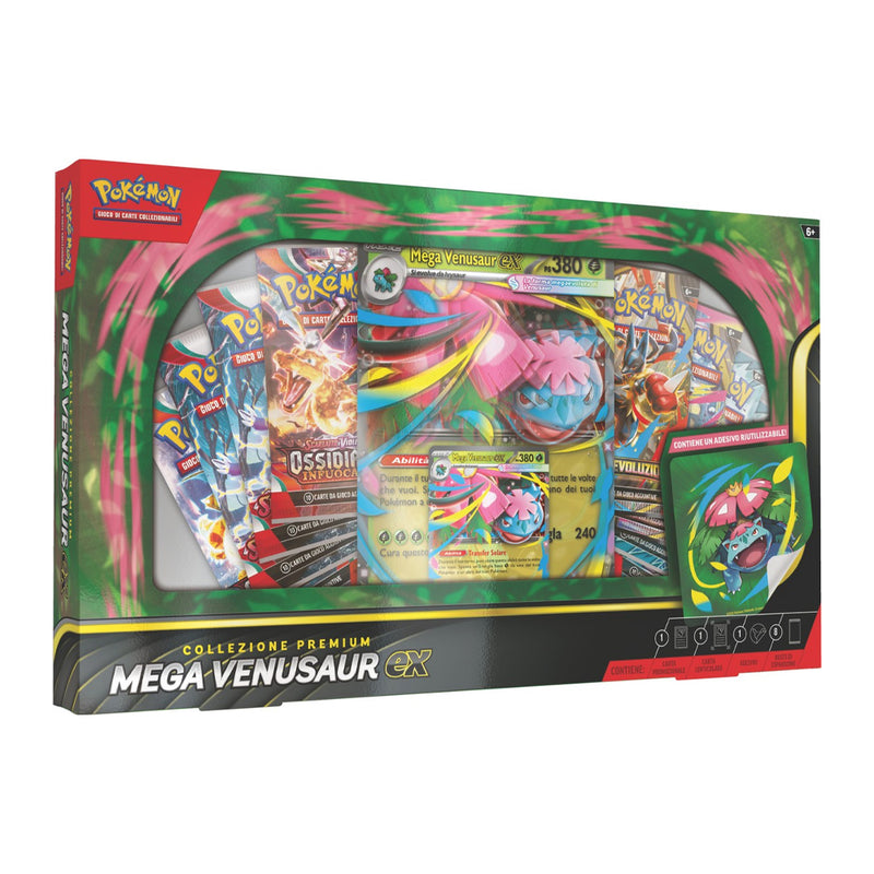 gamevision pokemon collezione premium mega venusaur ex ean 0196214118867