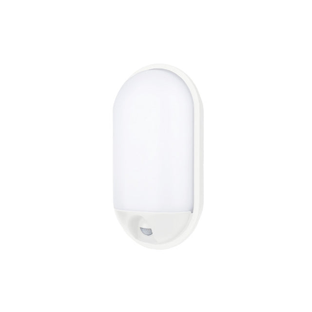 gbc plafoniera led ovale con sensore 20w 4000k ip65 ean 8023389689927