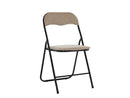 general trade sedia pieghevole imbottitura in lino beige ean 8015361574642
