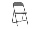 general trade sedia pieghevole imbottitura in lino grigio ean 8015361574666