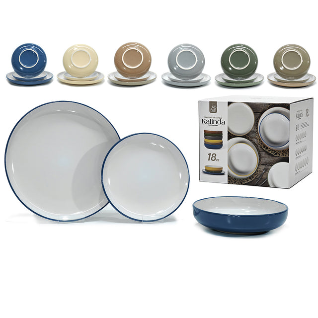 general trade servizio tavola 18pz kalinda mix ean 8015361442538