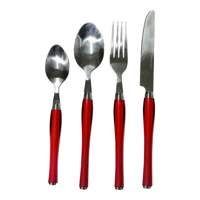 general trade set posate 24pz sharon rosso ean 8015361232955