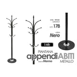 gicos appendiabiti emily in metallo nero 178cm ean 8025569787218