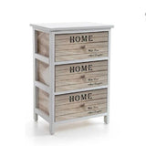 gicos cassettiera 3 cassetti in legno decorata home 40x29x58 cm ean 8025569815850