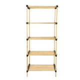 gicos scaffale modulare in legno 5 ripiani 56x28x117cm ean 8025569838224