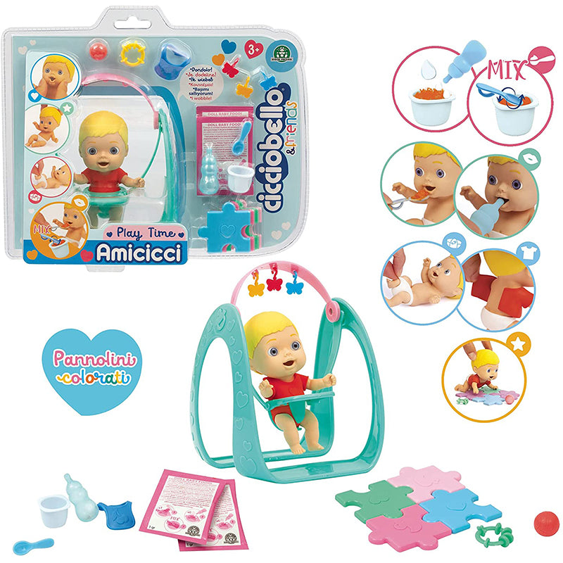 giochi preziosi bambola cicciobello amicicci play time cc000000 ean 8056379122227