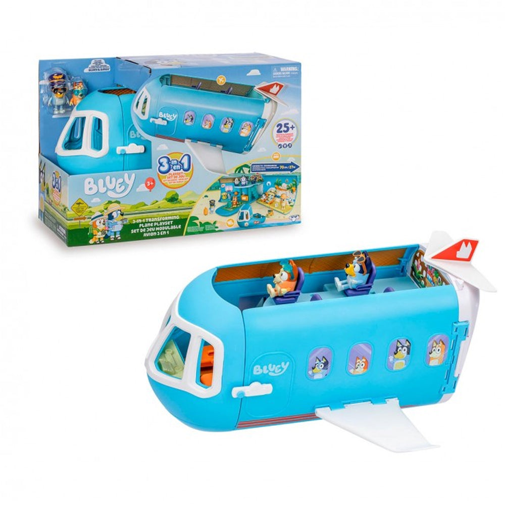 giochi preziosi bluey 3 in 1 set of playing plane ean 8056379174998