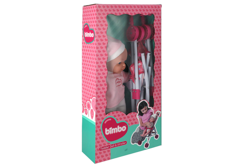 globo bambola cm 41 maxy playset bambola e passeggino ean 8014966424819