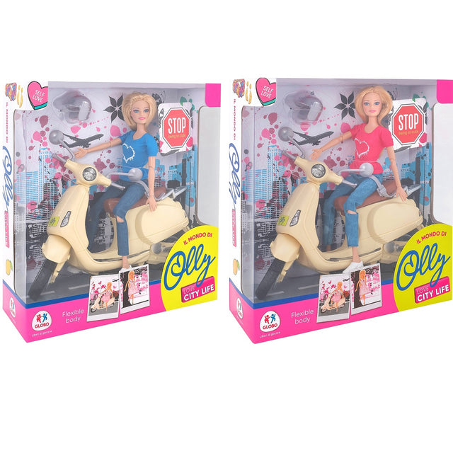 globo globo olly bambola fashion con scooter ean 8014966398028