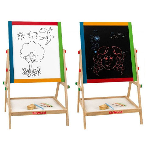 globo lavagna legno 2in1 altezza regolabile ean 8014966405573