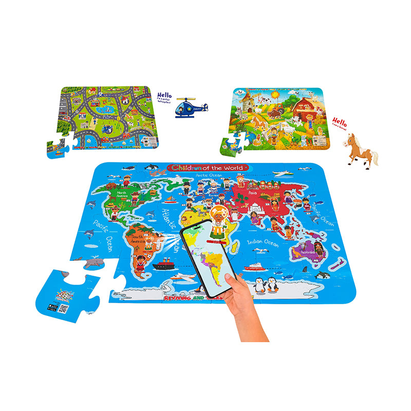 globo mega puzzle realta aumentata 24pz assortito ean 8014966409366