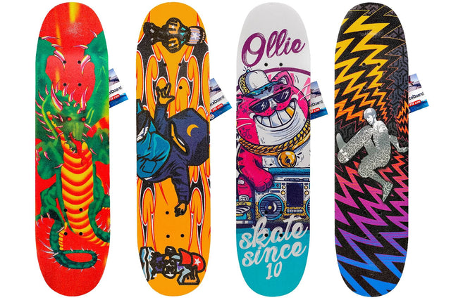 globo skateboard legno 78cm 4 assortiti ean 8014966406082