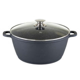 grandi cotture pentola granito 28 con coperchio ean 8032591302531