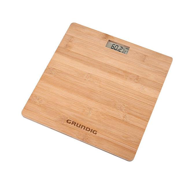 grundig bilancia pesapersone digitale bamboo max 180kg ean 8711252477411