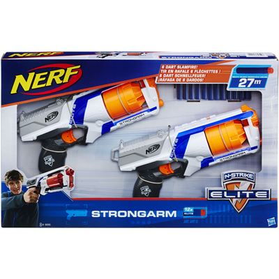 hasbro nerf n strike elite strongarm 2 pezzi ean 5010993317998
