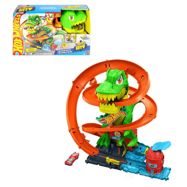 hot wheels hot wheels city trex fire station ean 0194735264186