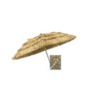 idea pioggia srl ombrellone da spiaggia rafia 200cm 8 stecche ean 8057093014355